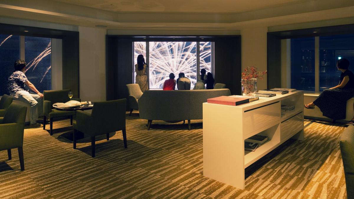 Sheraton CLUB から花火