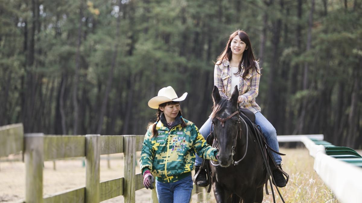 引き馬コース（体験時間約5分）