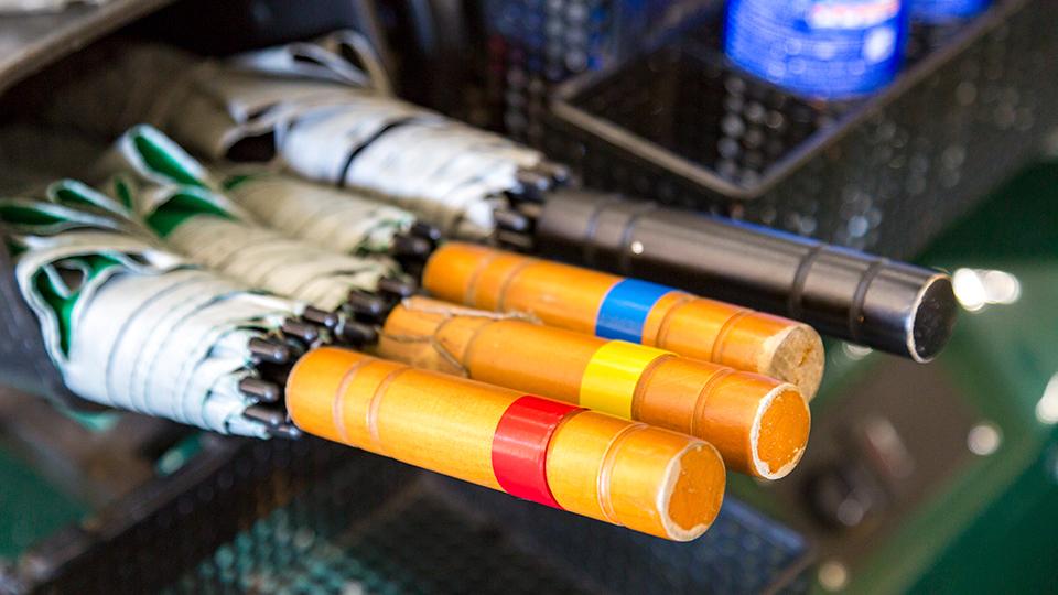 急な雨や、日差し避け用に傘を準備