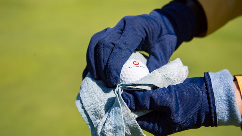 ボールはきれいに