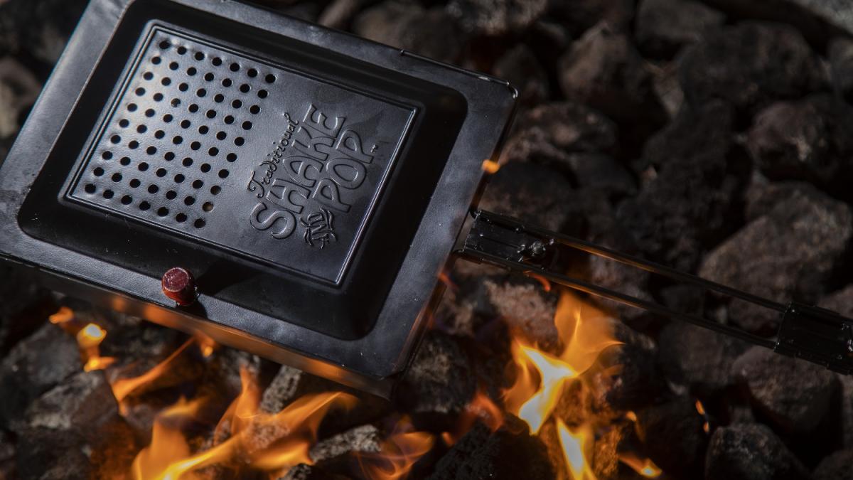 焚火のリビング