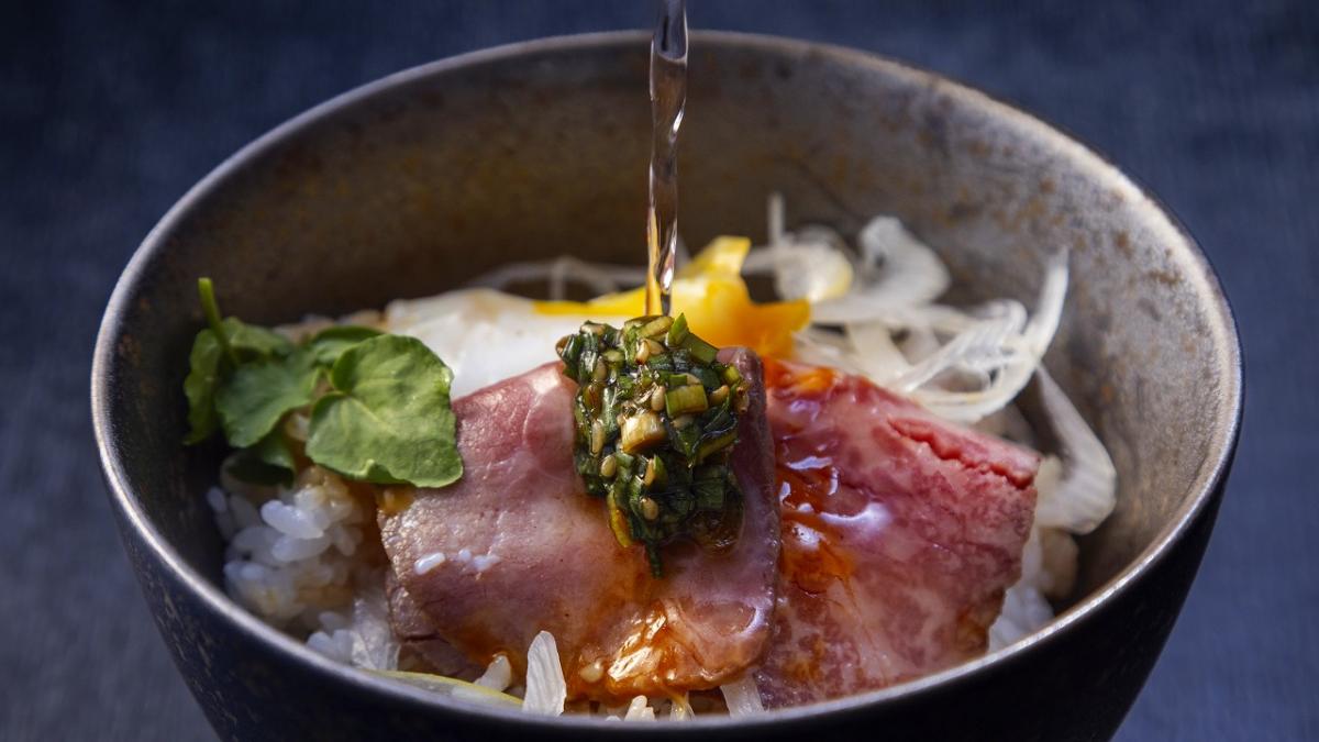 宮崎牛ローストビーフご飯