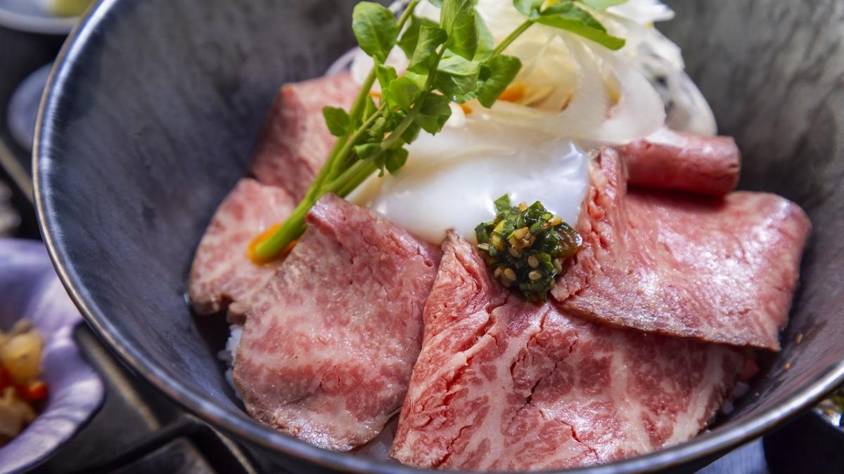 宮崎牛ローストビーフご飯