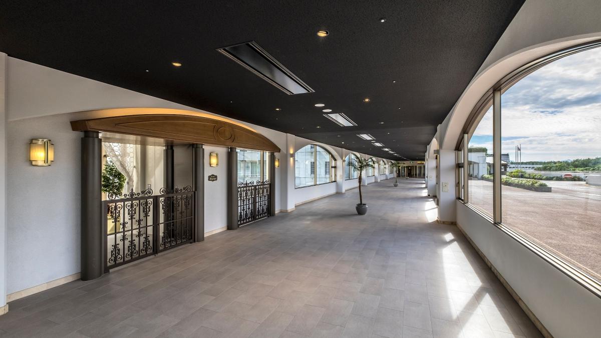 会場と会場、宿泊施設をつなぐスムーズな導線