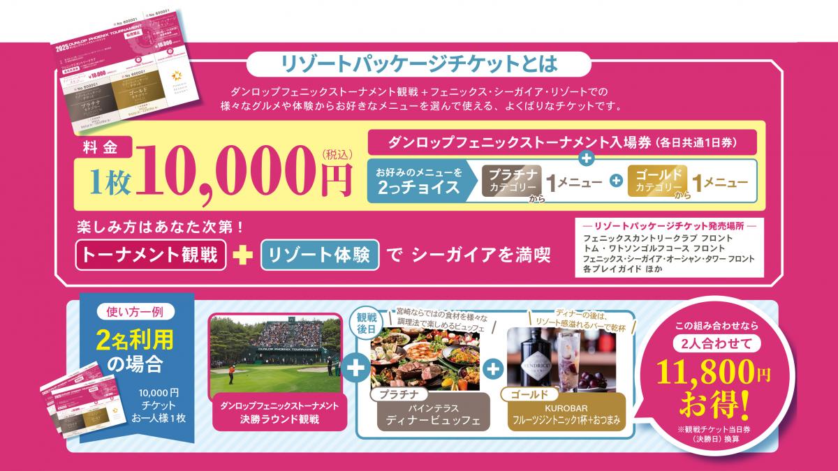 リゾートパッケージチケット