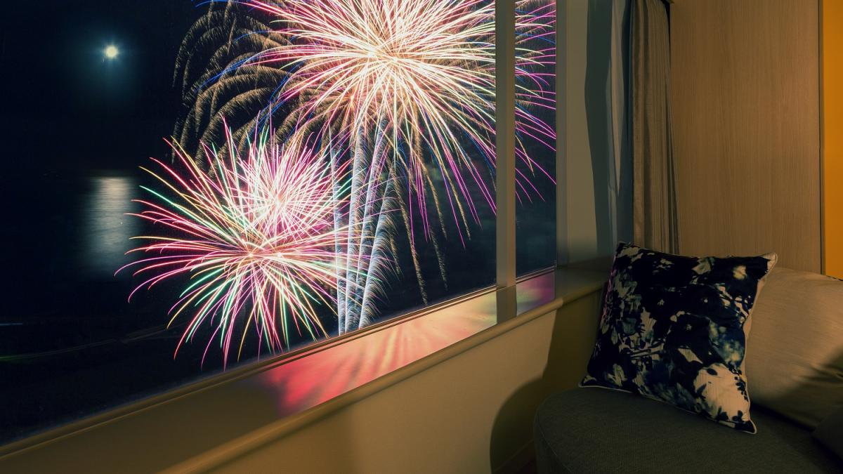 シーガイア 冬の満天花火