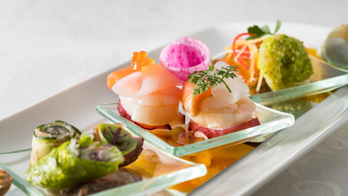 マーブル、クリスタルお料理