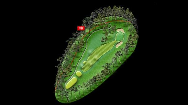 No.8 par3　コースマップ