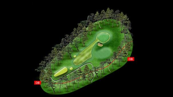No.11 par3　コースマップ